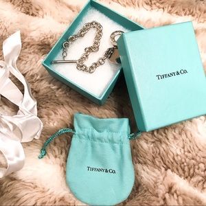 Tiffany & Co. link charm bracelet